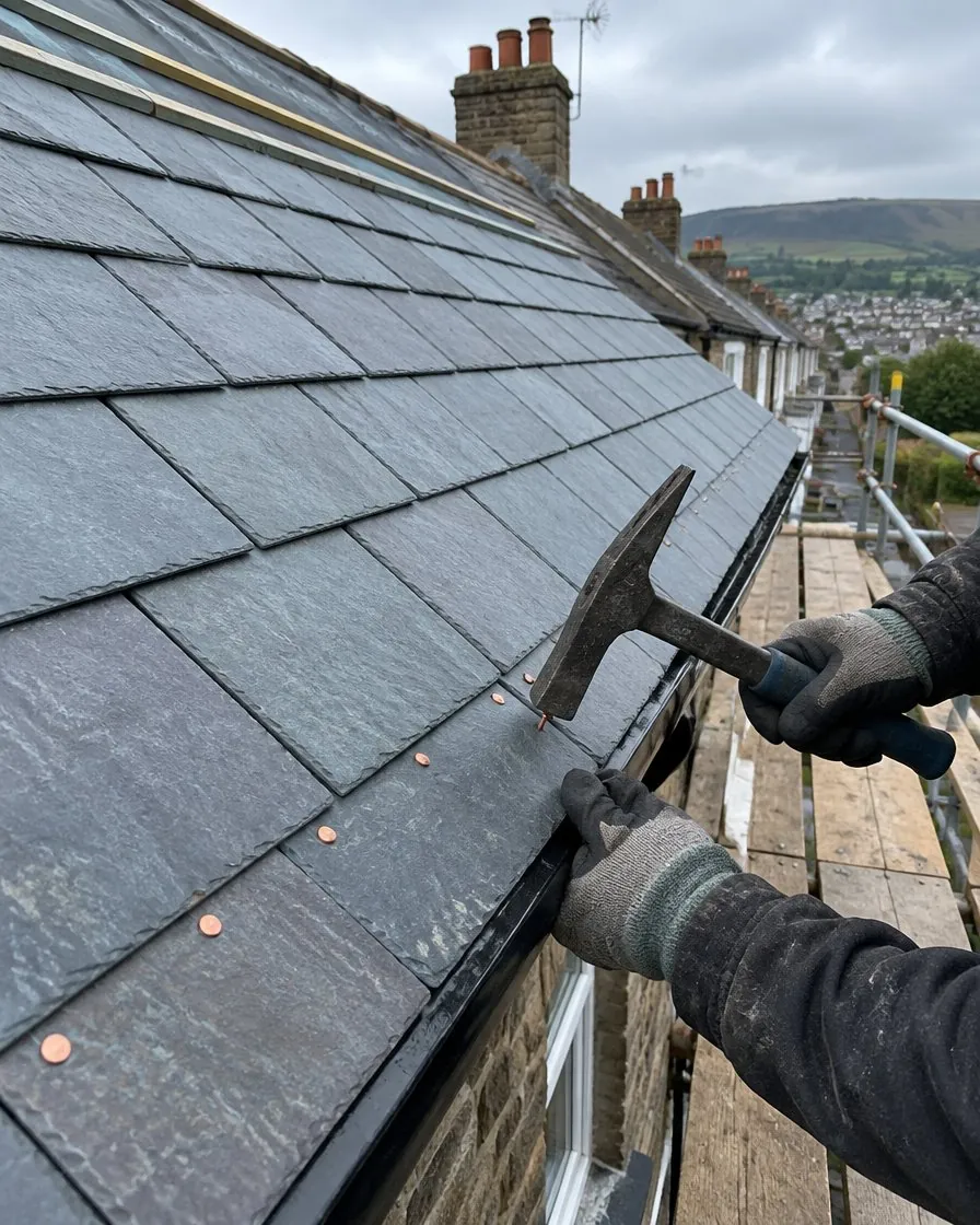 Slate roofing in Ilfracombe