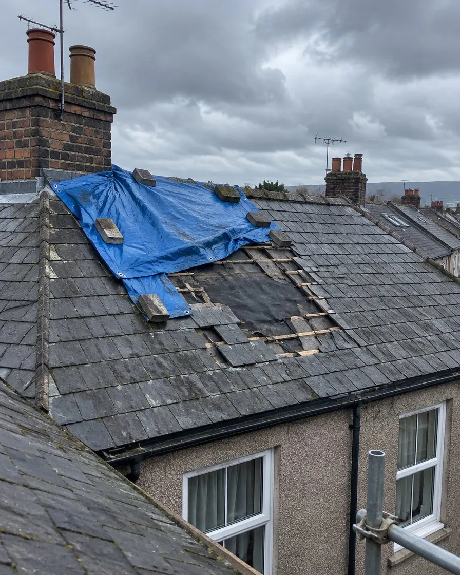 Storm damage and insurance work in Ilfracombe